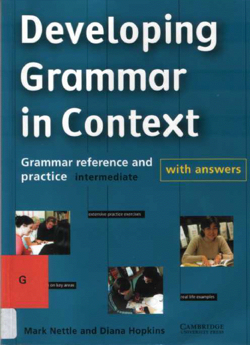 Developing Grammar in Context Intermediate with Answers Grammar Reference and Practice