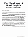 The handbook of good English