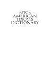 NTC s American Idioms Dictionary