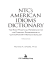 NTC s American Idioms Dictionary