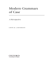 Modern Grammars of Case