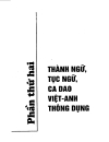 Tuyển Tập Thành Ngữ Tục Ngữ Ca Dao Việt Anh Thong Dung