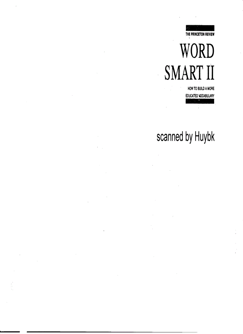 Word Smart II