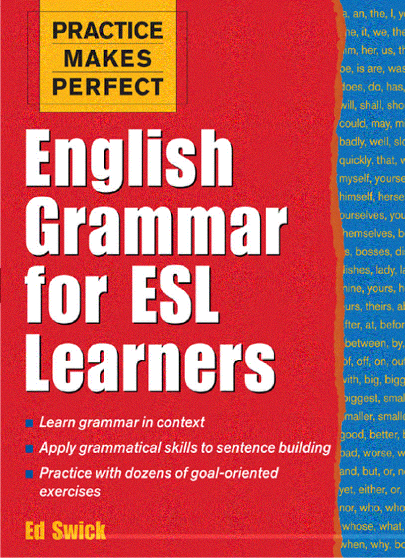 English Grammar For ESL Learners