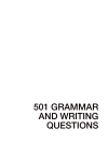 501 Grammar and Writing 3e