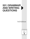 501 Grammar and Writing 3e