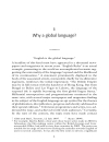 English as a Global Language