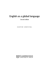 English as a Global Language