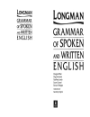 Longman Grammar of Spoken and Written English