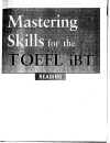 Mastering Skills For The TOEFL iBT Advanced