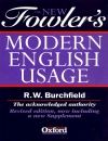 The New Fowler s Modern English Usage