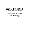 The Oxford essensial guide to writing