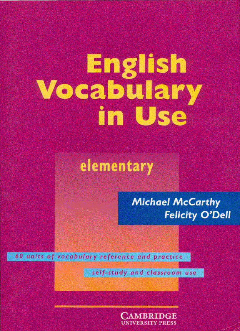 English vocabulary in use elementary 1