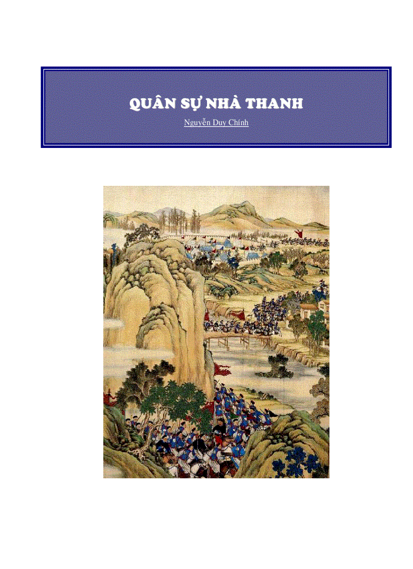 Quân Sự Nhà Thanh