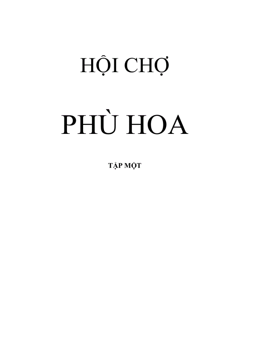 Hội chợ phù hoa