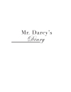 Mr Darcy s Diary