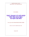 Thực Trạng Và Giải Pháp Tiêu Thụ Hoa Màu Huyện Chợ Mới