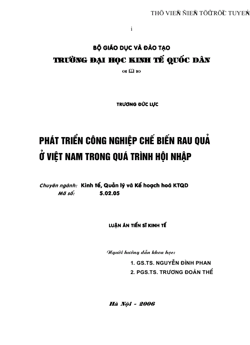 Hoàn thiện cơ chế chính sách thu hút đầu tư trực tiếp nước ngoài ở thủ đô Hà Nội trong giai đoạn 2001 2010