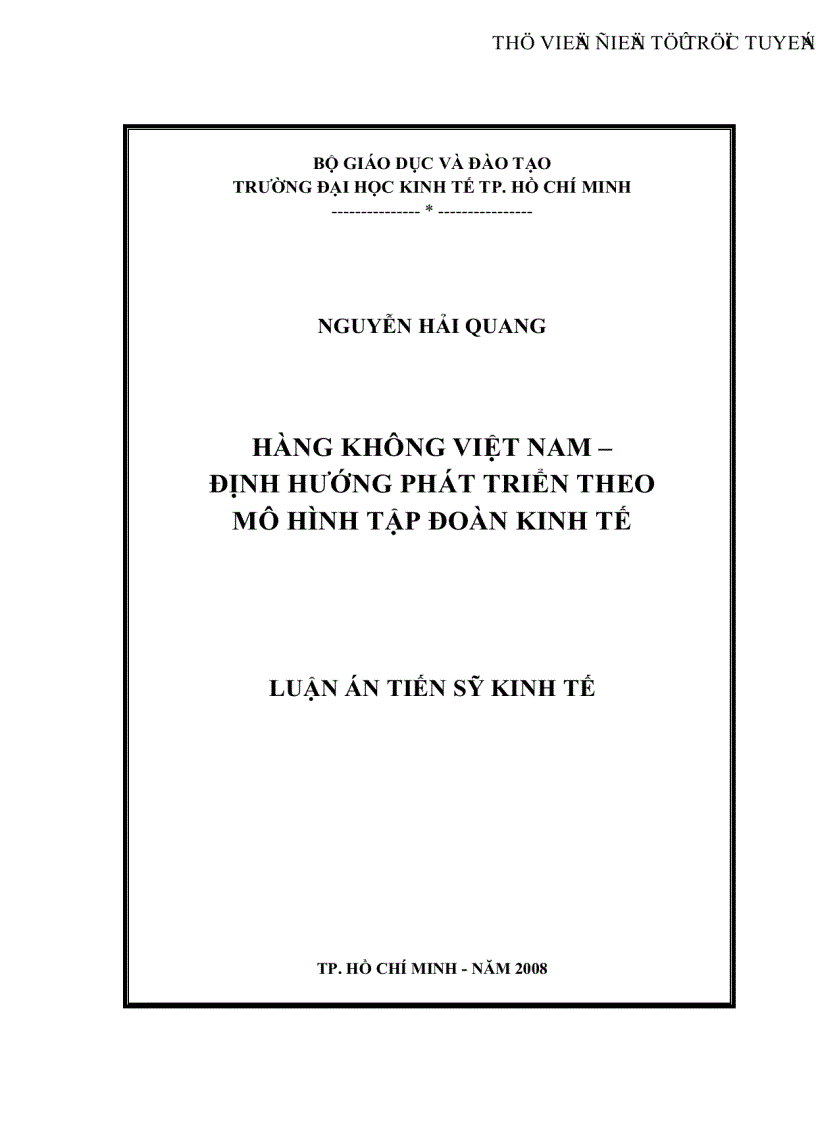 Hàng không Việt Nam định hướng phát triển theo mô hình tập đoàn kinh tế