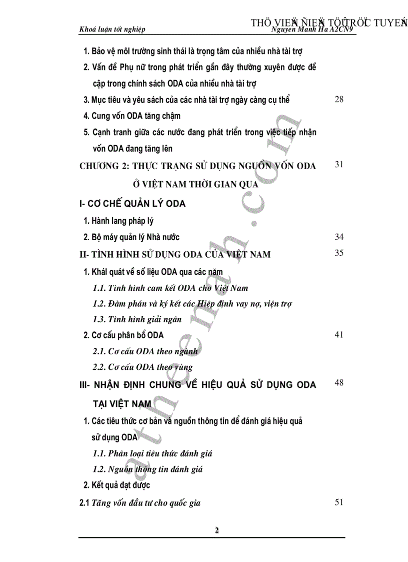 ODA đối với quá trình phát triển nền kinh tế Việt Nam