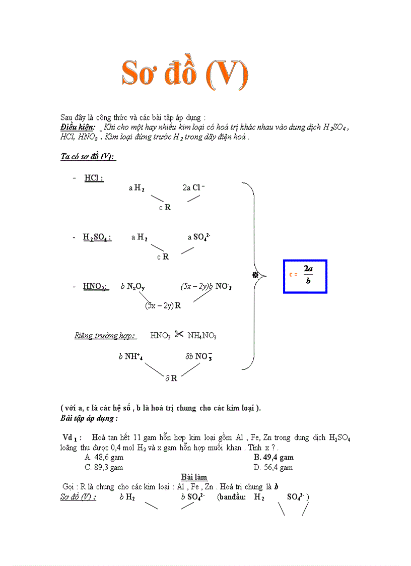 Bảo toàn electron