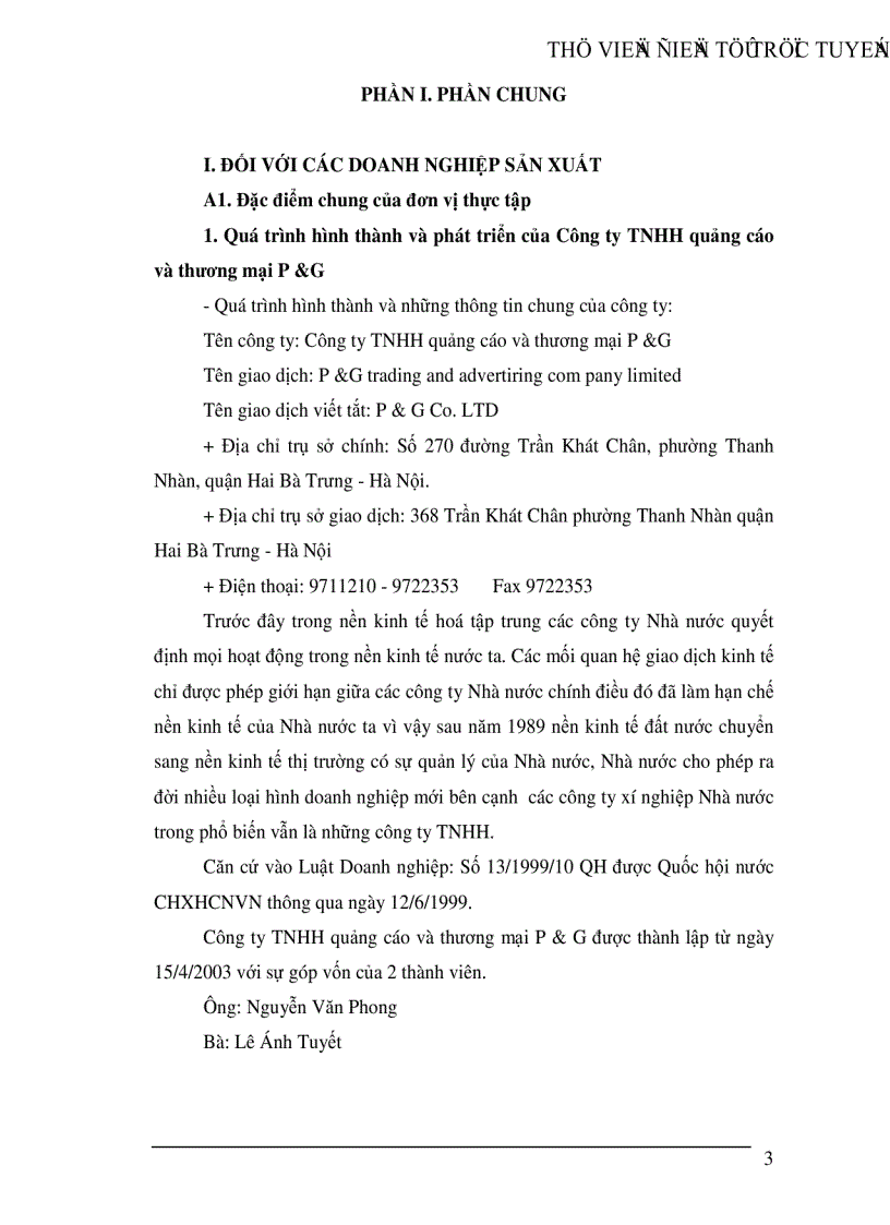 Chi phí sản xuất và tính giá thành sản phẩm tại Công ty TNHH Quảng cáo và thương mại P G