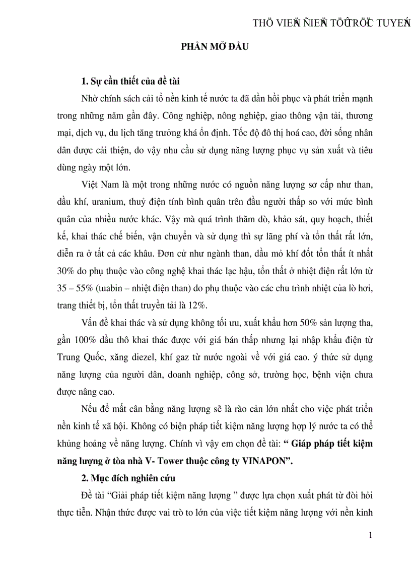 Giáp pháp tiết kiệm năng lượng ở tòa nhà V Tower thuộc công ty VINAPON