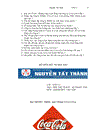 Thuyết trình về marketing sản phẩm coca