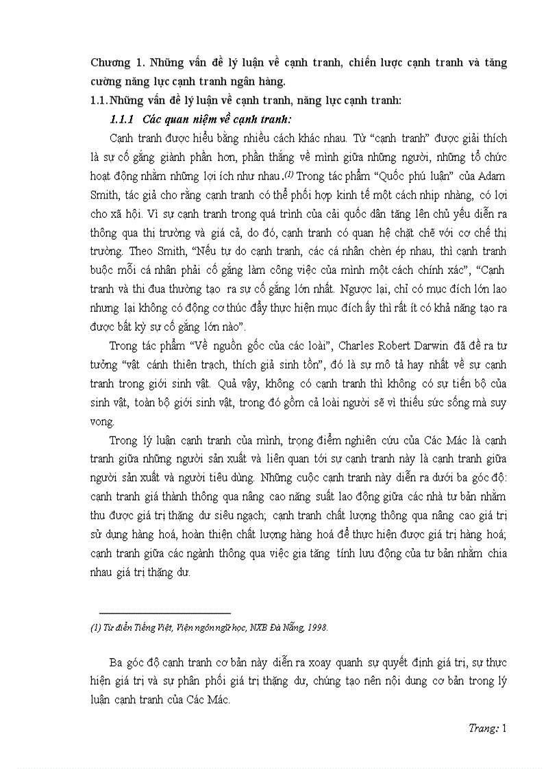 Năng lực cạnh tranh của ngân hàng á châu việt nam