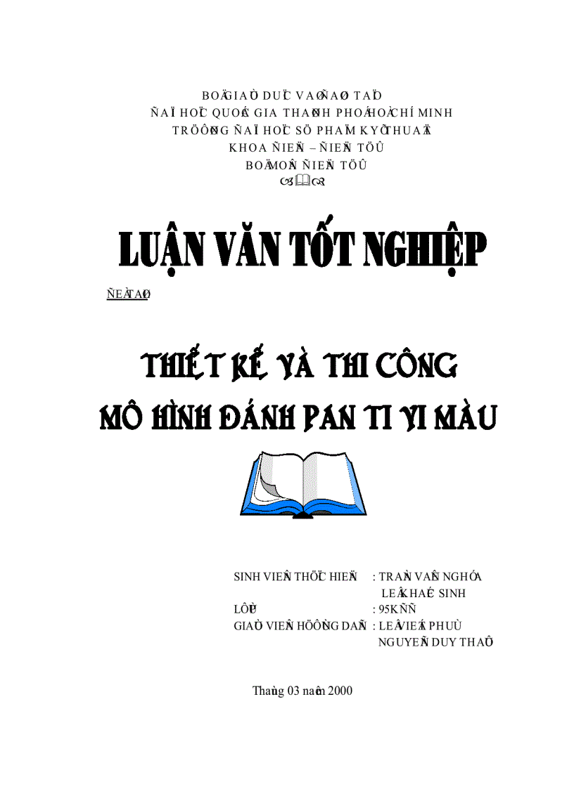 Thiết kế và thi công mô hình đánh pan TiVi màu