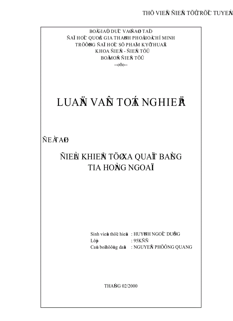 Điều khiển quạt từ xa bằng tia hồng ngoại