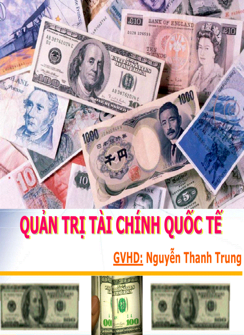 Quản trị tài chính quốc tế