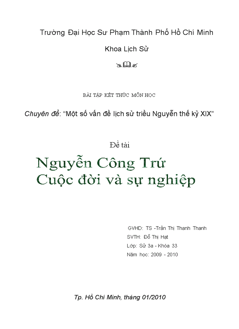 Nguyễn Công Trứ Cuộc đời và sự nghiệp