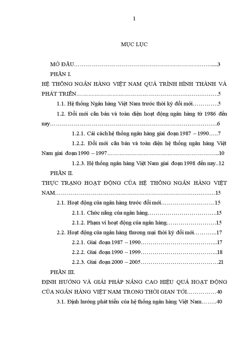 Thực trạng và giải pháp nâng cao hiệu quả hoạt động của các ngân hàng thương mại Việt Nam