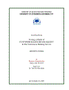 Testing a model of customer based brand equity in the Vietnamese banking servic Viết bằng Tiếng Anh