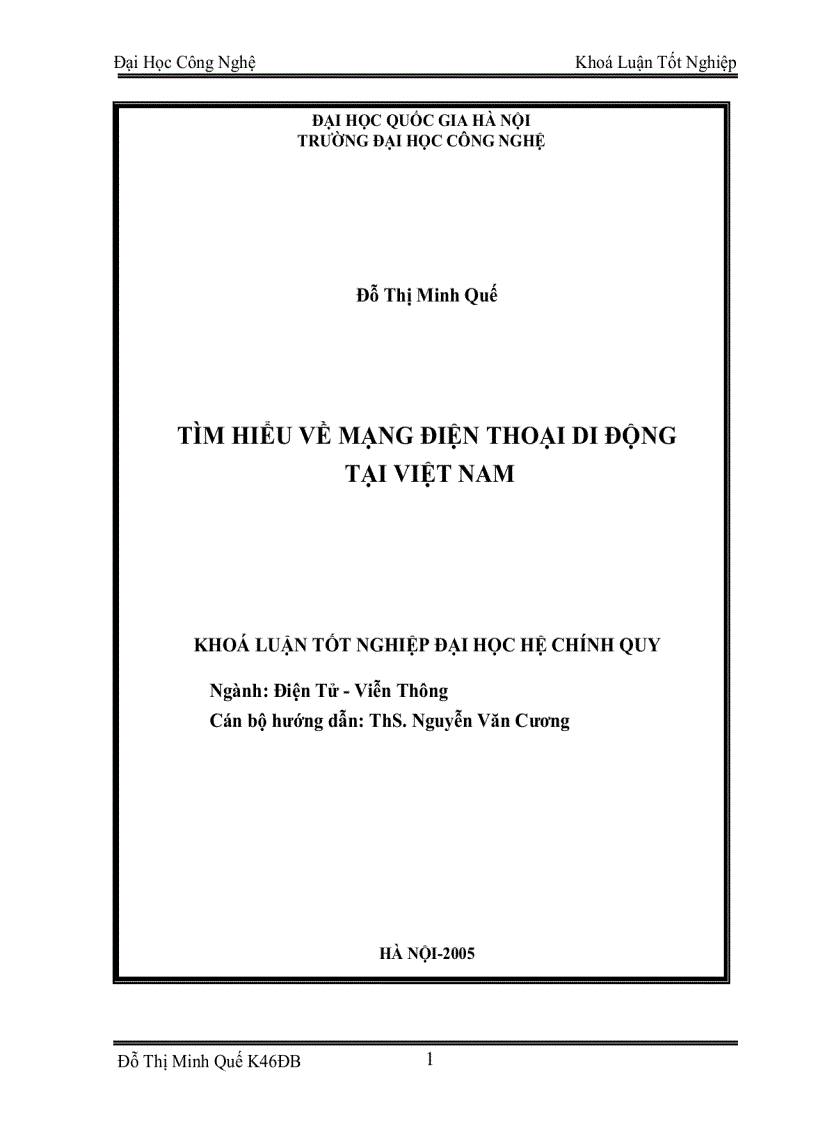 Tìm hiểu về mạng điện thoại di động tại việt nam