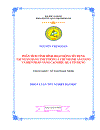 Phân tích tình hình hoạt động tín dụng và biện pháp cho vay trong giai đoạn khủng hoảng nền kinh tế tại ngân hàng TMCP Đông Á