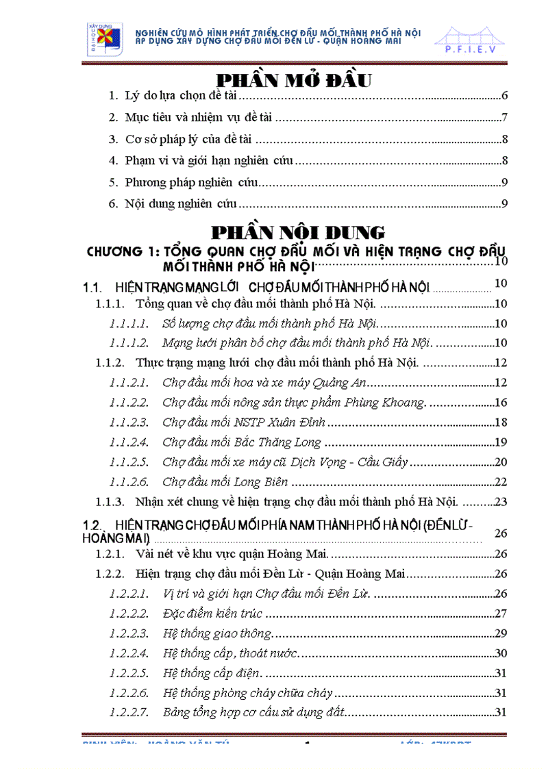 Chợ đầu mối hà nội thực trạng và giải pháp