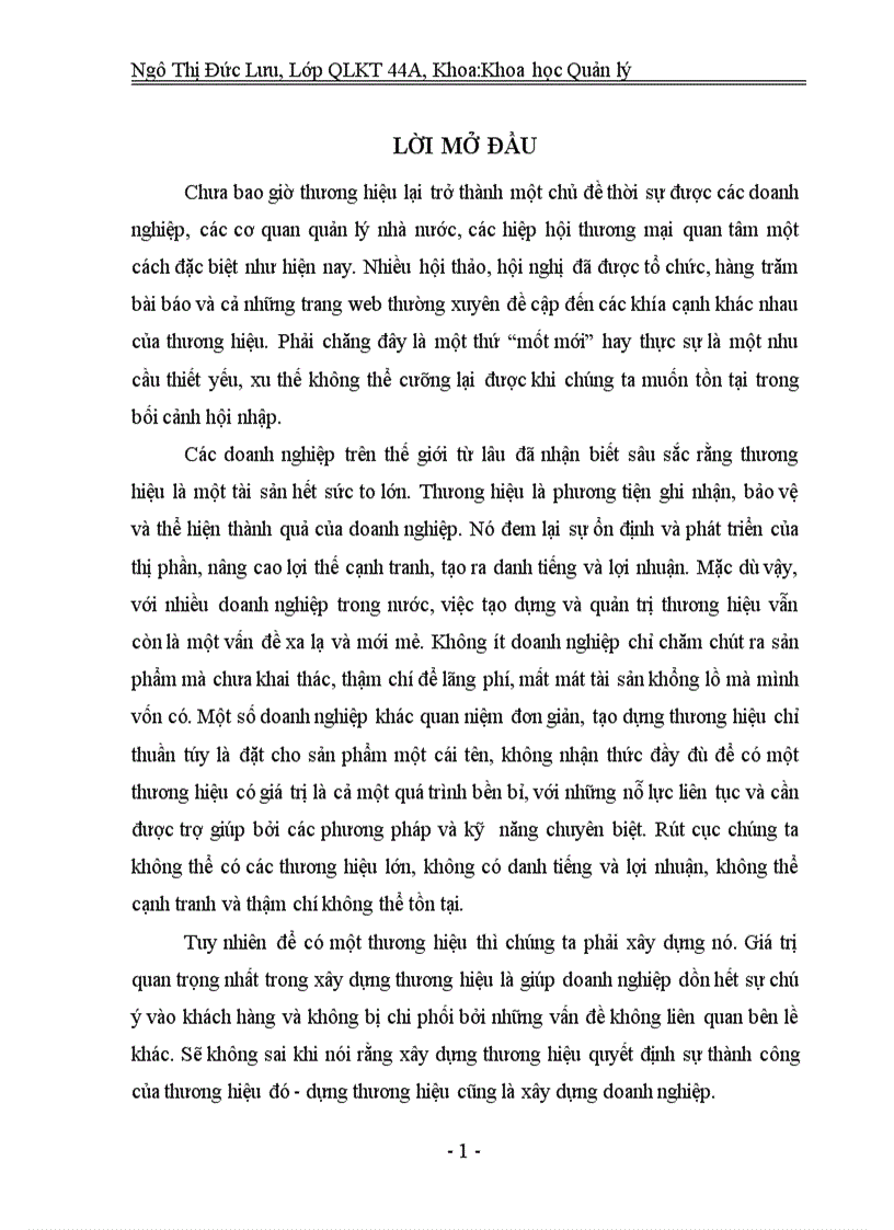 Thực trạng xây dựng thương hiệu tại công ty Internet Viettel