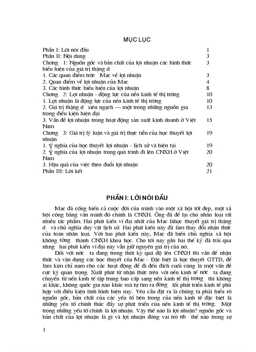 Lợi nhuận Động lực phát triển của nền kinh tế thị trường