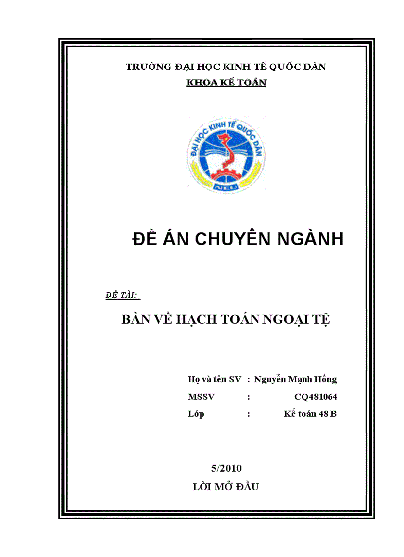 Bàn về hạch toán ngoại tệ