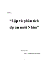 Lập và phân tích dự án nuôi Nhím