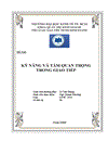 Kỹ năng và tầm quan trọng trong giao tiếp