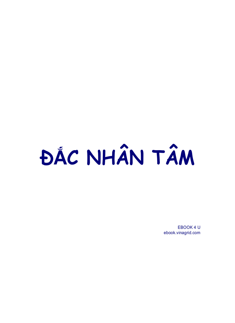 Đắc nhân tâm