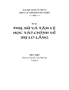 Phụ nữ và tâm lý học tài chính về sự lo lắng