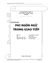 Phi ngôn ngữ trong giao tiếp