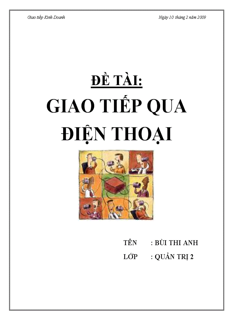 Giao tiếp kinh doanh