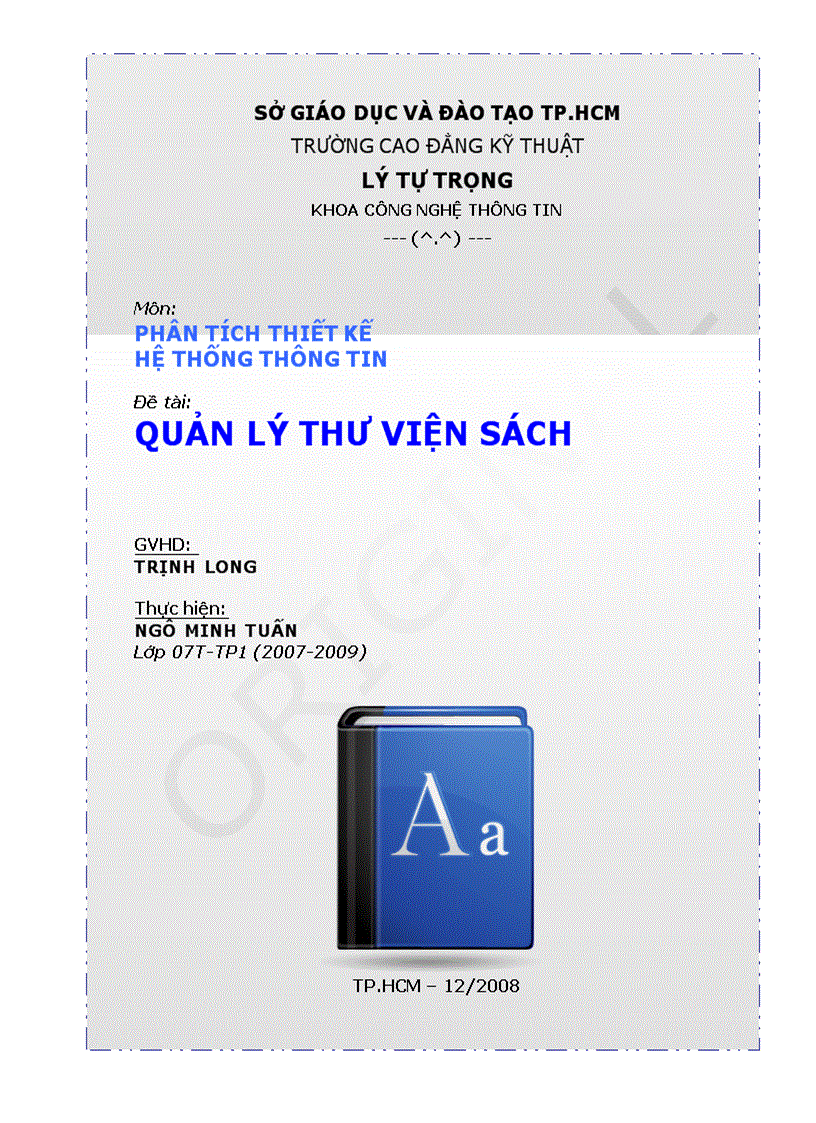 Quản lý thư viện sách