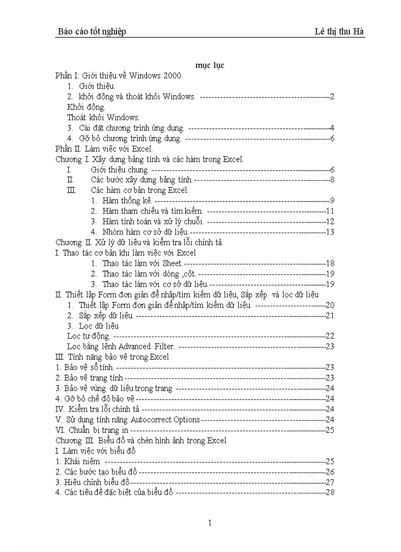 Những tính năng cơ bản nâng cao của Excel