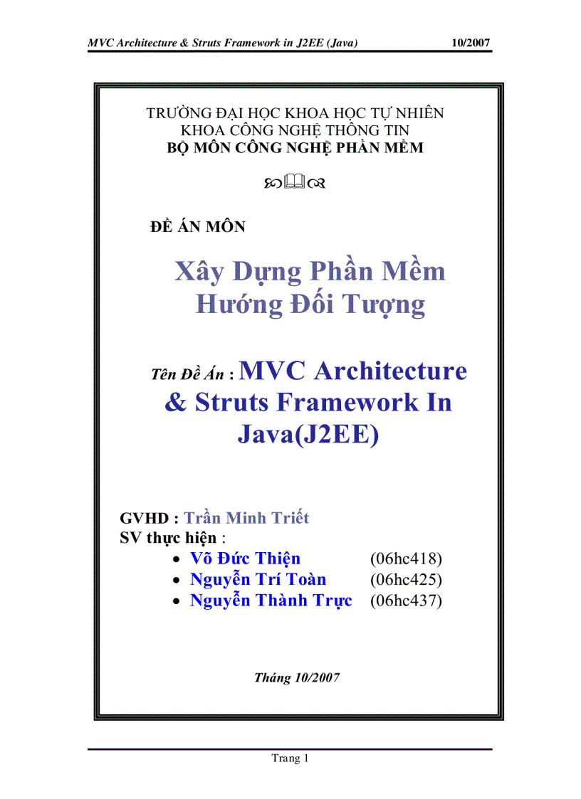 MVC Architecture Struts Framework In Java J2EE